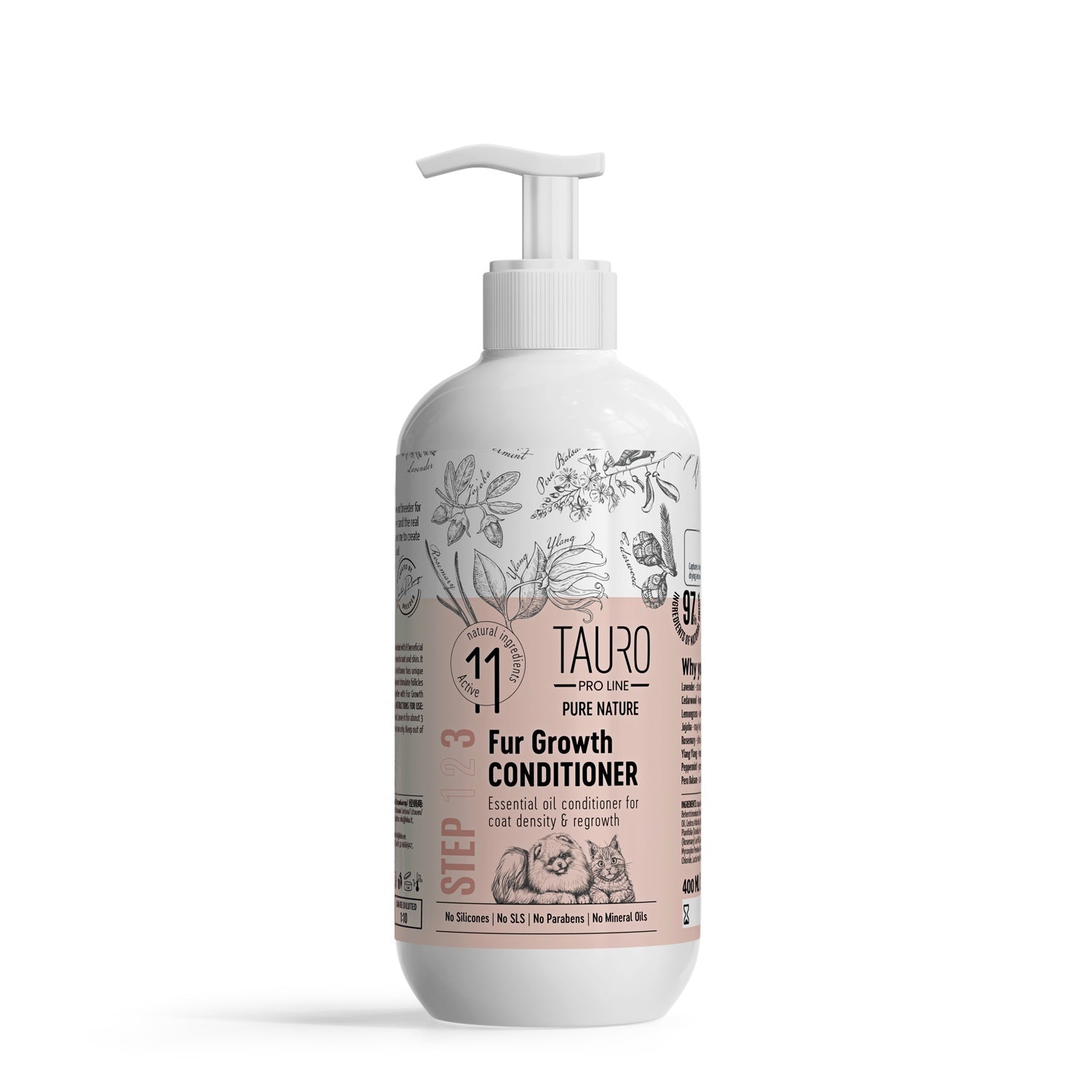 Acondicionador nature Fur Growth de Tauro Pro line