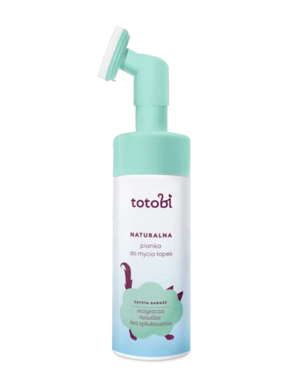 Espuma natural para lavar las patas de perros y gatos de Totobi