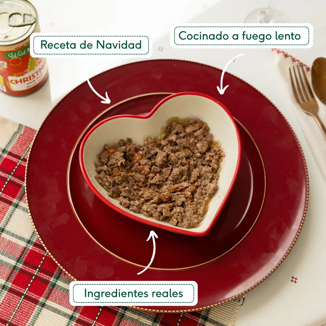 Lata de Comida Cocinada para Perros Receta de  Navidad de de Wild Balance