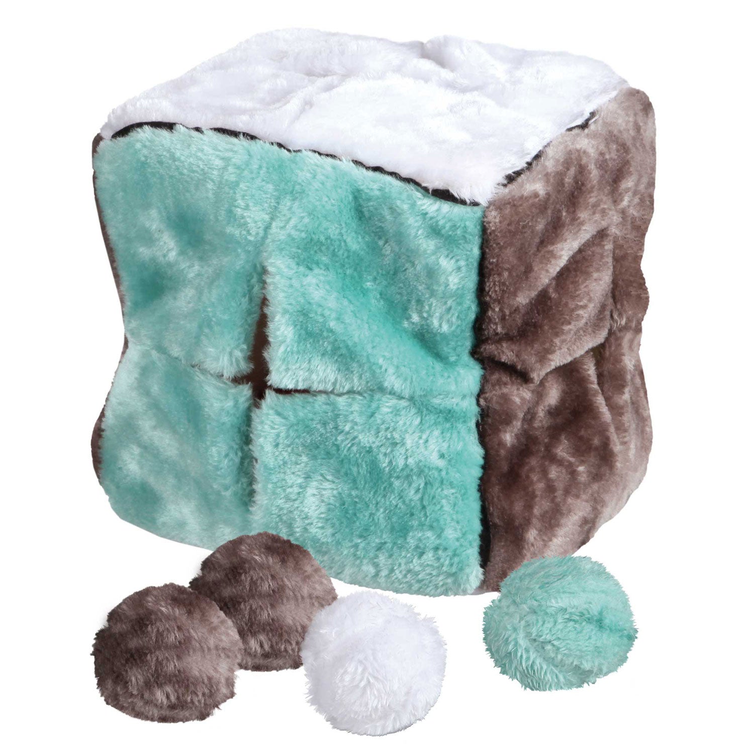 Cubo interactivo de peluche
