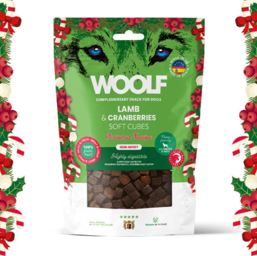 Dados de cordero con frutos rojos de Woolf