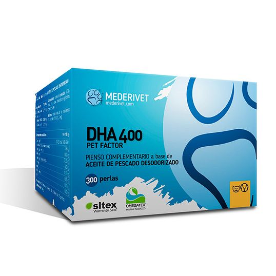DHA 400  Pet Factor Mederi (Blister 15 perlas)