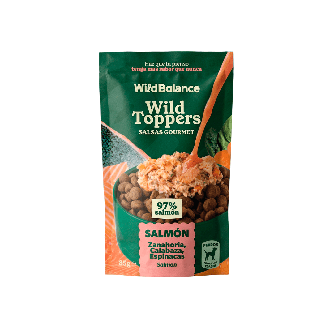 Topper de salmón y verduras de Wild Balance